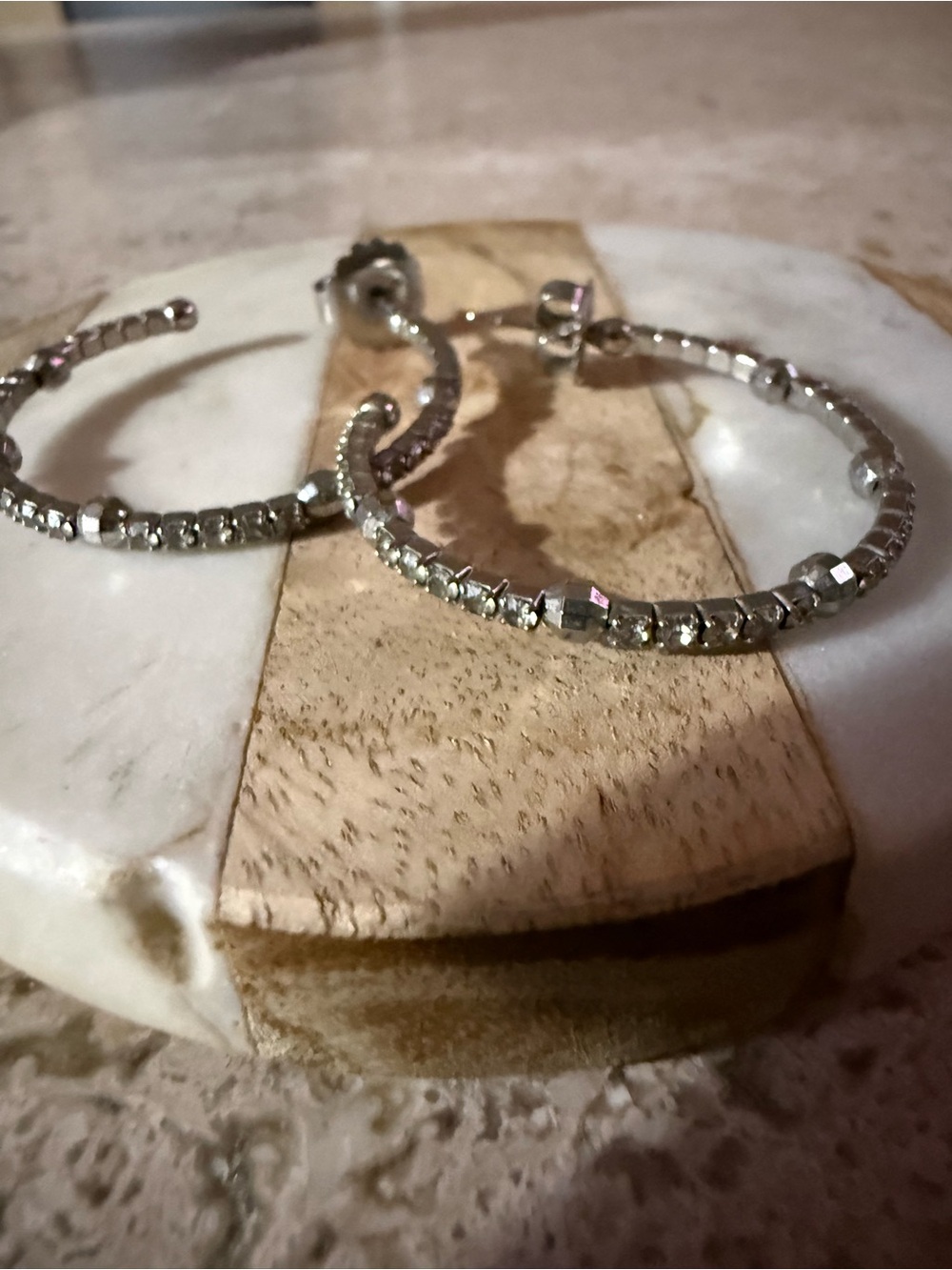Touchstone Hoop Earrings